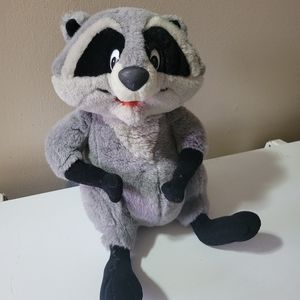 Vintage Disney Pocahontas Plush Raccoon